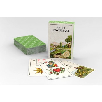 Les Mini-jeux rinkinys - Tarot A.E. Waite & Petit Lenormand (Prancūzų k.) Cartamundi Cartomancie Dusserre